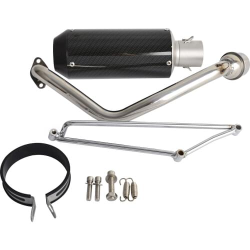 Exhaust Muffler Pipe For Honda Ruckus/Zoomer with GY6 125cc/150cc Engine Swaps For GY6 Engine 125cc 150cc Scooters