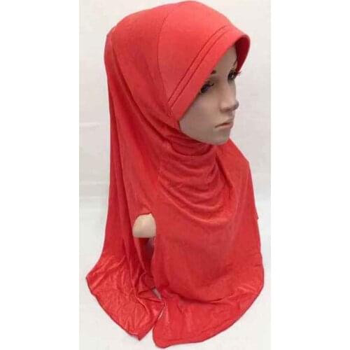 Fashion Women Solid Color Long Muslim Hijab Islamic Scarf Arab Shawls Turban Headwear