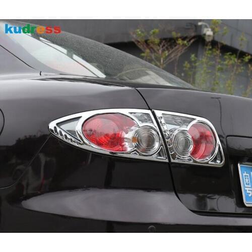For Mazda 6 M6 2003 2004 2005 2006 2007 2008 ABS Chrome rear Light Lamp Cover Trim Garnish Surround Accessories