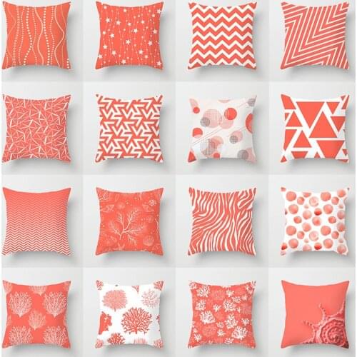 Geometric Cushion Cover Outdoor Nordic Summer Vintage Pillow Personalized Pillow Cover 45*45 Retro Funny Throw Pillows for Bed