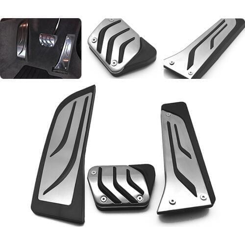 New Aluminum Automatic Manual Transmission Car rest pedal Foot Fuel Brake Clutch MT/AT pedals For BMW 420i 425i 440i Car Styling