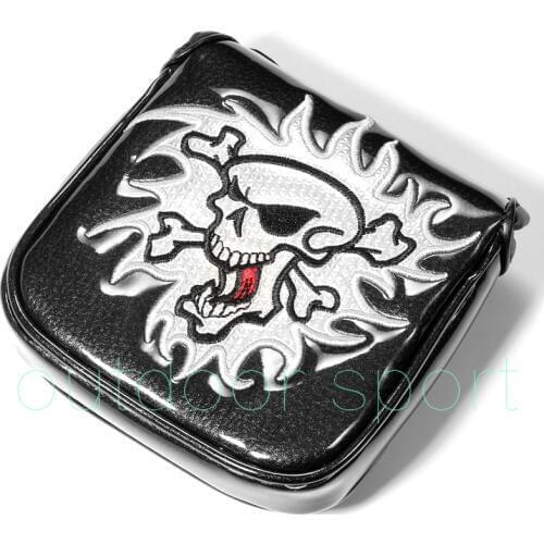 NEW Quality Russia Roulette Golf Putter Cover Headcover Mallet Putter Cover Golf club Headcover Golf USA FREE SHIPPING