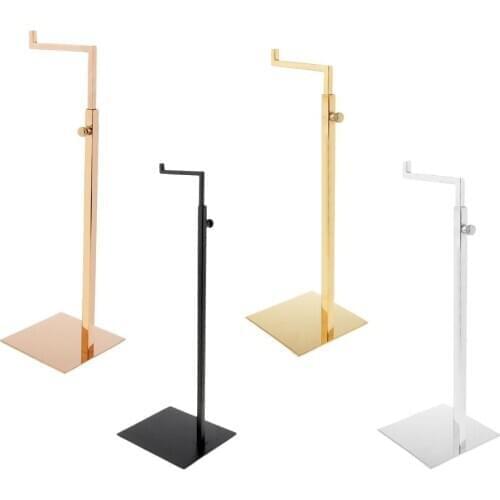 Home Ornaments Top-grade Stainless Steel Adjustable Metal Handbag Bag Display Stand Holder Rack For Home Decor Shop Ornaments