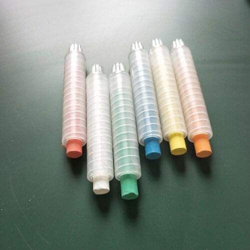 YYDS Adjustable Dustless Chalk Holder Clear Dustless Chalk Protector Fit for Most Dustless Chalks School Office Supplies