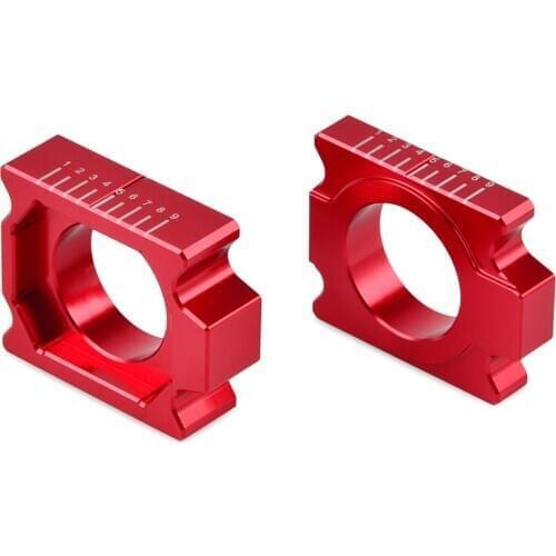 Motorcycle Rear Axle Block Chain Adjuster For Yamaha YZ250F YZ450F 2010 - 2020 2015 2016 2017 2018 2019 YZ 250F 450F YZF 250 450