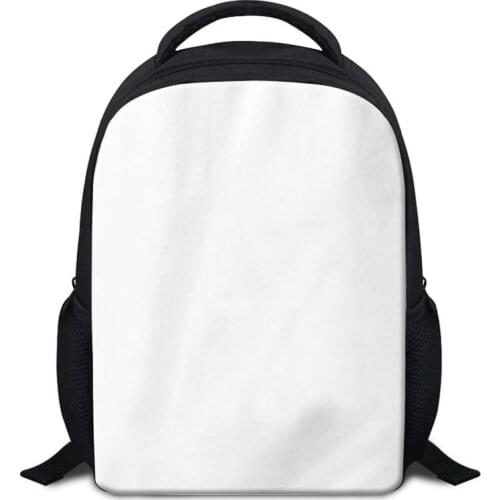 12'' Kids Blank Backpack For Sublimation Printing Custom Image Logo School Bag For Little Boy Girl DIY Name Kindergarten Bookbag