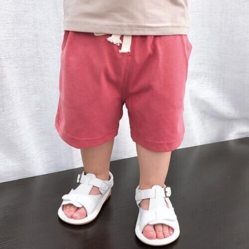 ZWY783 Summer Children Shorts Cotton Shorts For Boys Girls candy color Shorts Toddler Panties Kids Beach Short Sports Pants baby