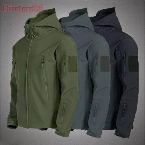 STREET GRAFFITI Hooded Jackets For Men