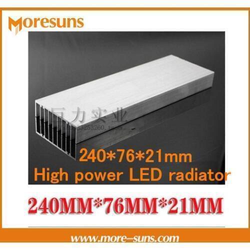 Fast Free ship 2pcs/lot 240*76*21mm high power LED radiator grille type LED Aluminum heatsink