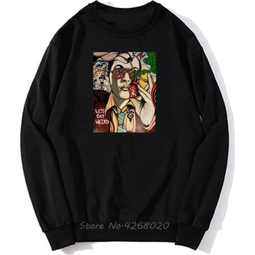 Fear and Loathing In Las Vegas Lsd Dmt Gbl Xtc hoodie Fashion Print Mens Pullover Fleece Hoodies Sweatshirt Streetwear Harajuku