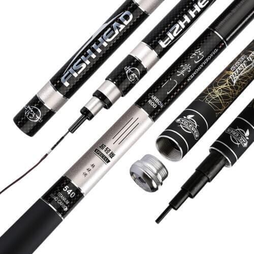 Carbon Taiwan Fishing Rod Ultra Light Super Hard 28 Tuning Carp Fishing Pole Hand Olta 3.6m 3.9m 4.5m Fishing Cane a Peche Pesca