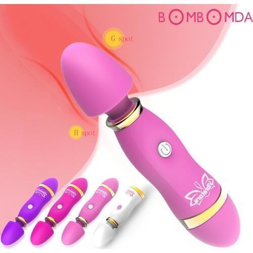 G-Spot Av Stick Vibrator Sex Toys for Woman Clitoris Stimulator Sex Shop Toys for Adults 12 Modes Magic Wand Massager Sex Shop