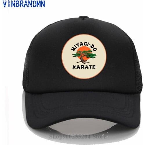 Vintage Miyagi Do Inspired Karate Kid Baseball caps Men Women Cotton Cobra Kai Japanese Kung Fu Fashion Outdoor Beach visor hats