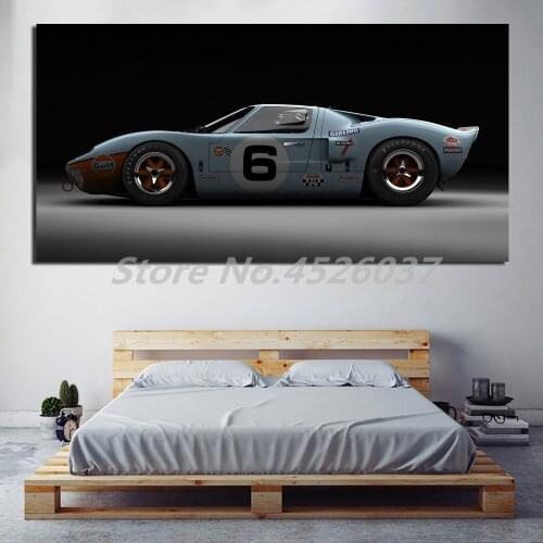 Vintage Retro Sports Car Poster Classic Car Nostalgic Paintings On Canvas Modern Art Decorative Wall Pictures Home Decoration
