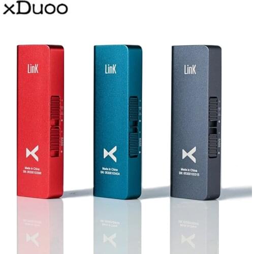XDUOO Link2 ESS8118EC DSD256 HD HIFI Portable Decoding Headphone Amp Type C DAC Bass Boost with 150mW Amplifier