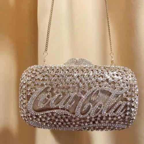 XIYUAN Women Rhinestone Evening Bags Clutches Bags For Formal Party DInner Stone Handbags Wedding Purses Female Handbag Wallet