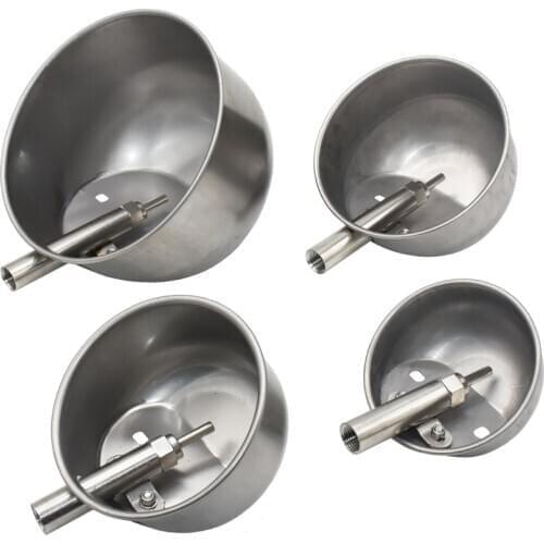 1 Pcs 304 Stainless Steel Pig Drinking Water Bowl Drinking Water Tank Piglets Automatic Drinking Fountains Pig Feeder Equipment