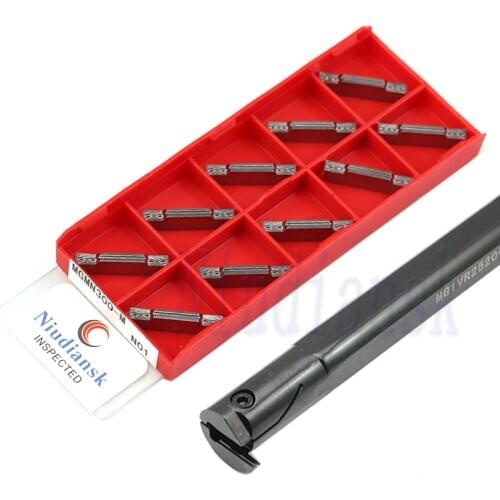 10 Pcs MGMN150 MGMN200 MGMN250 MGMN300 MGMN400 Carbide Inserts 1 Pc MGIVR2520 MGIVL2520 Grooving Tool Holder CNC Lathe Tool Set