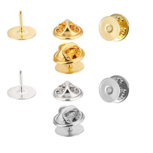 20 pcs/set DIY Brooch Holder Badge Holder Jewelry Finding Brooch Base Buckle Connector DIY Making Broche Clasp Setting
