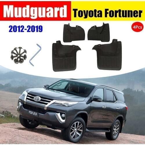 FOR Toyota Fortuner Mudguard Fender Mud Flap Guard Splash Mudguards Car Accessories Auto Styline Front Rear 4pcs