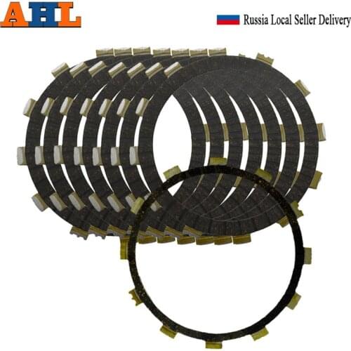 AHL 8pcs Motorcycle Clutch Friction Plates Set For YAMAHA VMX1200 V-Max 1200 VMAX1200 VMX12 1988-2007