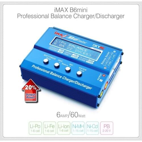 SKYRC IMAX B6 MINI 60W Balance RC Charger/Discharger For RC Helicopter nimh nicd Aircraft Intelligent Battery Charger