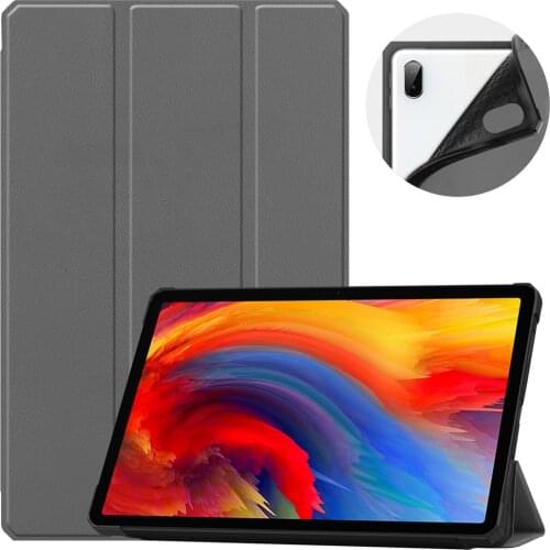 Case For Lenovo Tab Plus 11 2021 TB-J607F Smart tablet funda Tab P11 TB-J606F 11 Tri-Fold Leather Shock Proof Tablet Stand Shell