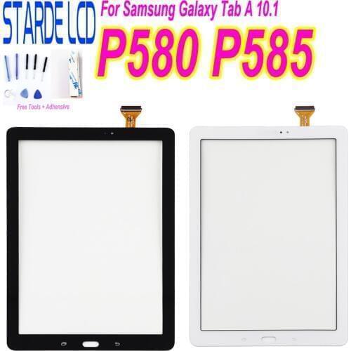 For Samsung Galaxy Tab A 10.1 SM-P580 P585 P580 Touch Screen Digitizer Sense Replacement Parts with Free Tools