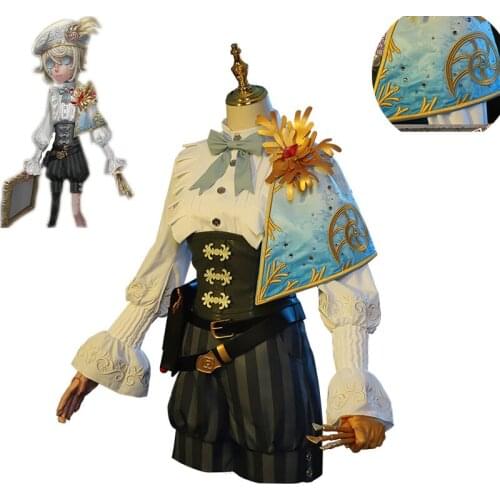 Game Identity V Survivor Painter Edgar Valden Cosplay Costume Cute Party Clothing Halloween Carnival Uniforms Custom Made