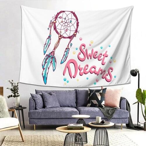 Dreamcatcher 3D Printed small 95x73cm Wall Tapestry Cheap Wall Hanging Bohemian Mandala Tapestries Art Decor