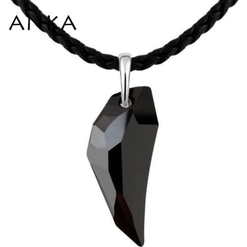 ANKA crystal pendant teen wolf crystal long necklace for men jewelry original with Crystals from Austria #91158