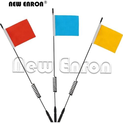 RC Crawler 290MM Metal Decorative Antenna Mast and Flag Accessories for RC Car Part 1/8 1/10 Scale Axial SCX10 Traxxas TRX-4 D90