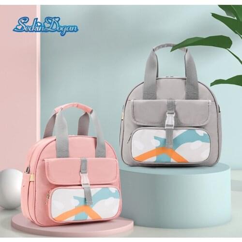 SeckinDogan Fashion Shoulder Mummy Bag Large Capacity Baby Diaper Organizer Portable Durable Travel Infant Nursing Storage Pouch