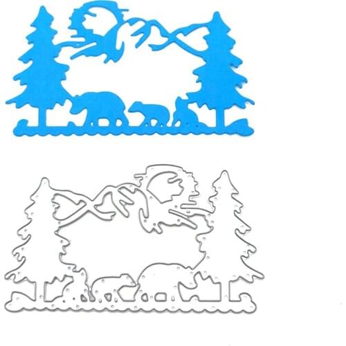 Julyarts Christmas Tree Dies Metal Die Cut Craft Cutting Dies Card Making Papercraft Projects Scrapbook Paper Album