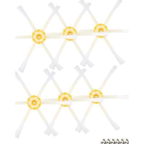 6 Armed Side Brush Sweeping Robot Vacuum Cleaner Accessories Replace Parts For Roomba 528 595 620 650 760 770 780 790