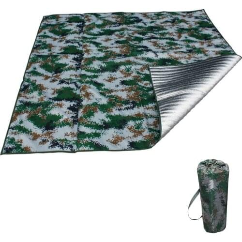 Camping Mat Waterproof Awning Ultra Light Outdoor Camouflage Rain Camping Sun Protection Awning Tent Waterproof Blanket