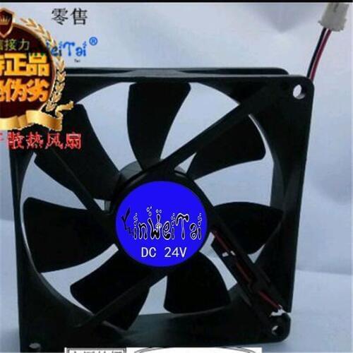 Free Shipping cooling fan for Y.S.TECH FD249225ES-N FD2492225ES 9cm 9225 24V 0.24A Server Blower Fan 92x92x25mm 2-wire cooler