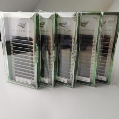 Y Style Thick Natural Individual Lashes YY Blooming Eyelash Extension C D Curl