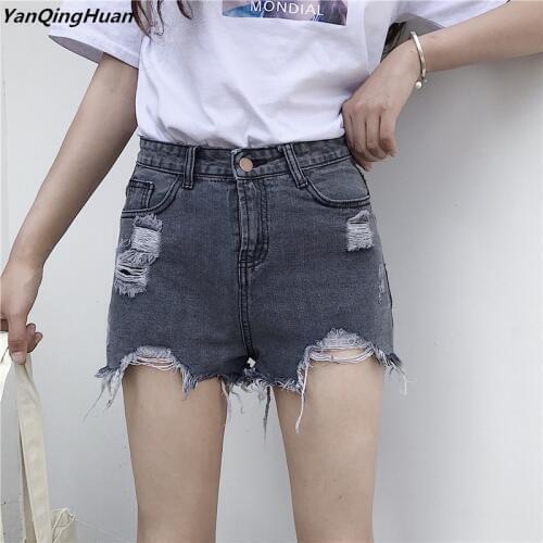 Женские джинсовые шорты YANQINGHUAN China At AliExpress