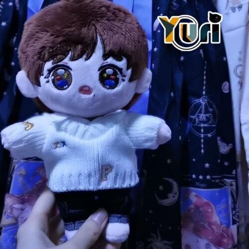 Yuri The Untamed Xiao Zhan star 20cm plush Doll Han Fu Toy with Clothes costume stuffed pillow Gift limit cute thoughtful C