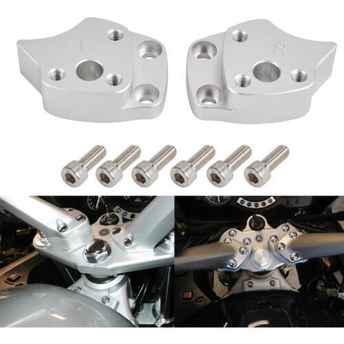 Motorcycle Handle Bar Clamp Raised Extend Handlebar Mount Riser For Yamaha FJR1300 2001 2002 2003 2004 2005