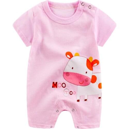 ZWF1060 Summer short Newborn Baby Clothes cotton Rompers Kids Baby Girl Jumpsuit Toddler Costume for boys romper Body Suit