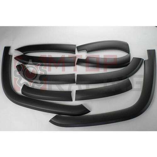 10 Pieces Wheel Fender Flares Molding Cover Protector For Jeep Compass 2011 2012 2013 2014 2015 2016