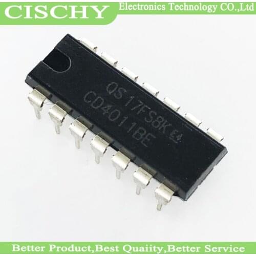 10PCS CD4011BE CD4011 4011BE DIP-14