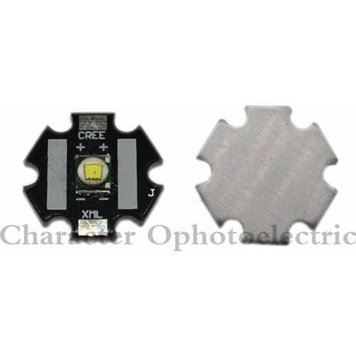 10pcs/lot Cree XLamp XML U2 10W LED Emitter Cold White 6000k-6500K with 20mm Star Base for led flashlight