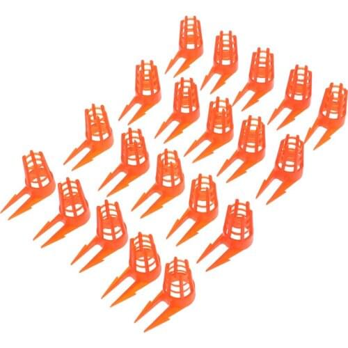 20 Pcs/Set Plastic Bee Queen Cap Protective Cell Cover Beekeeping Tools Beekeeper Equipment Cage Beekeeping Supplies