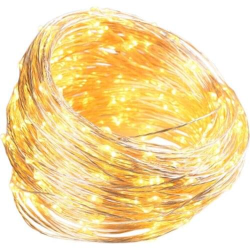 5M 10M LED Copper Wire lamp USB Fairy Light with 8 Modes Remote Control for Wedding Christmas Festival Home Decoration lamp