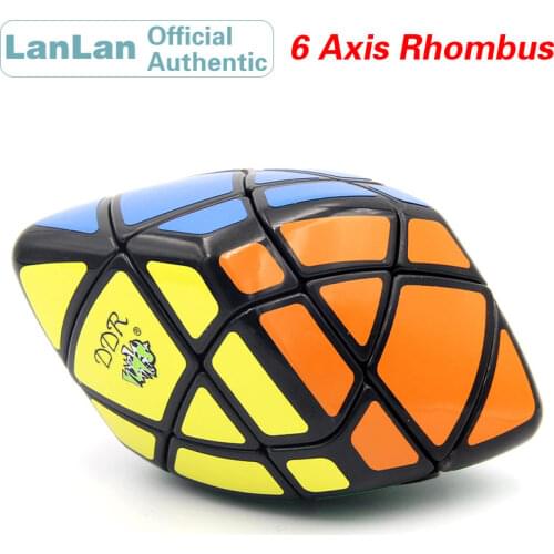 LanLan 6 Axis Rhombus Magic Cube Hexahedron Diamond Speed Puzzle Antistress Brain Teasers Educational Toys For Children