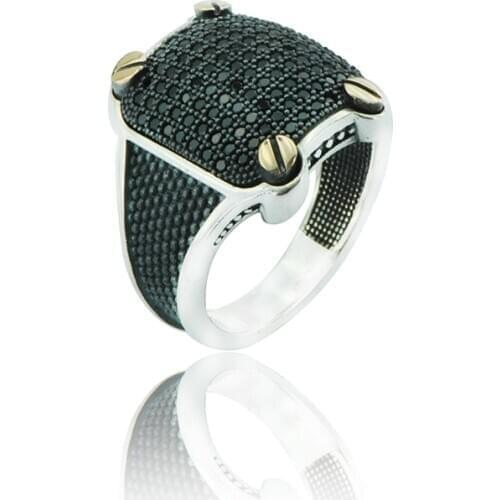 925 Silver Ottoman Rings for Men Resurrection Ertugrul Kayi Ring for Man