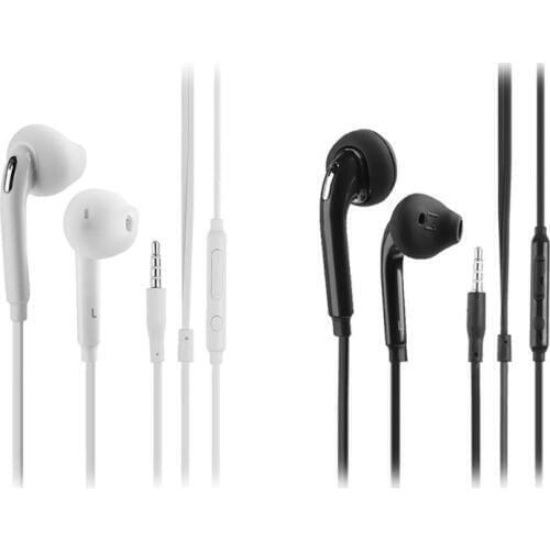 ALLOET Flat 3.5mm Aux Wired Earphone Earpiece In Ear Earbuds Headset Headphone for Samsung S6 Note4 Android Smart Phone Hot Sale